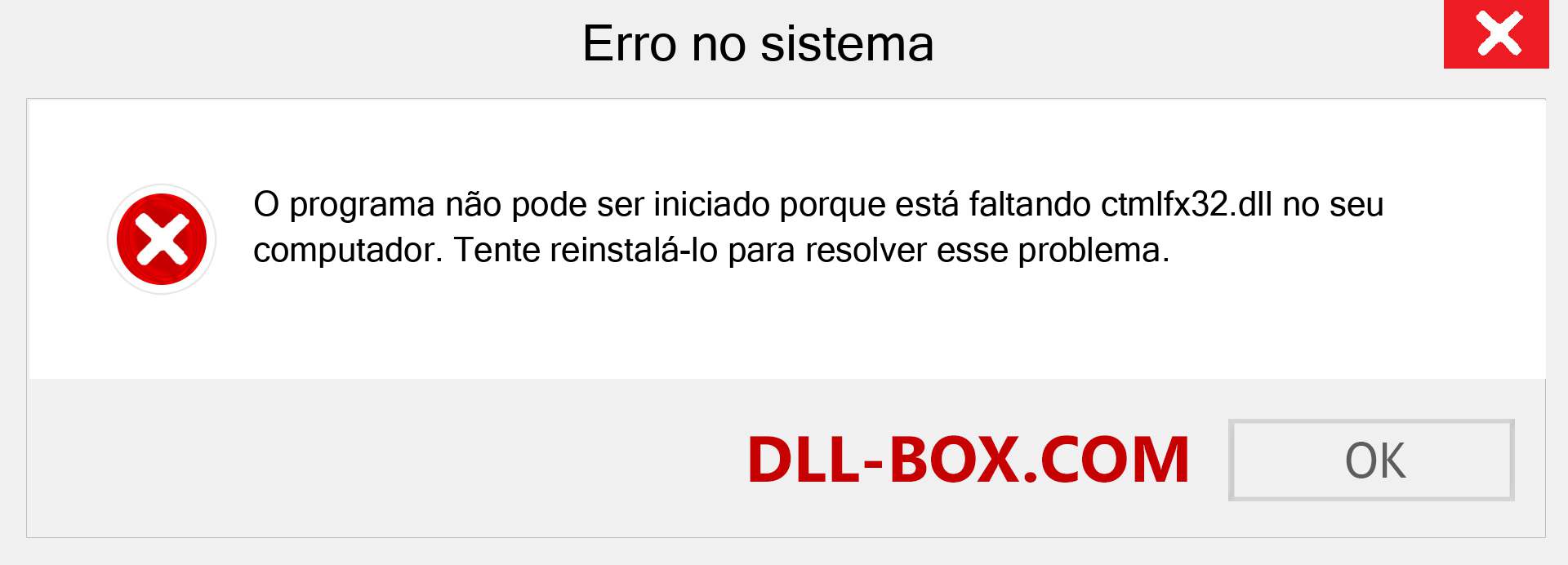 Arquivo ctmlfx32.dll ausente ?. Download para Windows 7, 8, 10 - Correção de erro ausente ctmlfx32 dll no Windows, fotos, imagens